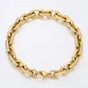 Venta al por mayor de fábrica joyería pulsera de acero de titanio cadena de eslabones cruzados cadena de eslabones O cadena de borde cortado hombres y mujeres collar de acero inoxidable cadena lisa accesorios