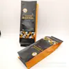 Saco de Embalagem para Café 454g Folha de Alumínio Saco Auto-Sustentável com Fechamento Zíper Lateral Saco com Válvula de Ar Saco de Embalagem para Grãos de Café Personalização