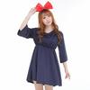 Ropa de anime Hayao Miyazaki bruja niños bruja Qiqi hogar emergencia cosplay ropa de mujer vestido Halloween