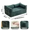 Sofá Dobrável Sala de Estar Simples Apartamento Pequeno Quarto de Aluguel Pessoa Solteira/Dupla Conjunto de Sofá Reclinável Montagem Sofá-Cama Móvel de Uso Duplo