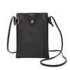 Bolsa de Monedas de Color Sólido Pu de Comercio Exterior Bolso Impermeable de Verano para Teléfono Móvil Bolso Cruzado para Mujer Bolso Pequeño de Hombro Único Estilo Coreano