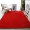 Alfombra de Felpa Larga Estilo Ins para Dormitorio junto a la Cama, Alfombrilla Antideslizante para Sala de Estar con Mesa de Café y Sofá, Aislante Frío para Pies junto a la Cama