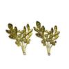 Hojas de ramas de cobre fundido DIY胚ón de cobre bandeja de perlas colgante para ropa planta joyería de cobre DIY
