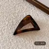 Pinza Acrílica Simple Coreana, Pinza para el Cabello Grande de Gama Alta y Exquisita para el Cabello de las Mujeres en la Parte Posterior de la Cabeza, Pinza para el Cabello Triangular con Corte