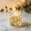 Vela Aromática de Lentejuelas LED Transfronteriza Incienso Nicho Adornos de Alta Gama Vela de Luz Fragante Creativa Caja de Regalo de Navidad