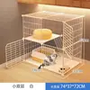 Gaiola para Gatinhos Doméstica para Interior Villa para Gatos Duas Camadas Casa para Gatos de Camada Dupla Ninho para Gatos Espaço Livre Grande Gaiola Vazia para Gatos