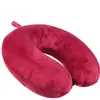 Almohada de Viaje en Forma de U de Espuma Viscoelástica, Almohada para el Cuello, Máscara para Ojos, Tapones para los Oídos, Bolsa de Almacenamiento, Portátil Transfronterizo, Stock Listo del Fabricante al por Mayor