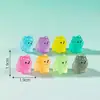 Novo produto transfronteiriço: Figurinhas de filhotes que brilham no escuro, Acessórios decorativos DIY, Ornamentos de paisagem em miniatura para carros