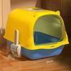 Caja de arena para gatos, inodoro totalmente cerrado, de gran tamaño, desodorizante y antisalpicaduras, con arena, orinal para gatos pequeños, suministros para gatos
