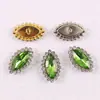 Strass de Vidro Cristal Marquise em Forma de Renda Flores de Camada Dupla com Furos para Costura à Mão Acessórios DIY para Roupas Material de Lã de Cordeiro de Xinjiang