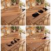 Tapete Transparente Personalizado para Mesa Mantel Rectangular Impermeable y a Prueba de Aceite Sin Lavado Vidrio Suave de PVC Tapete para Mesa de Comedor Tapete Protector de Cubierta de Mesa