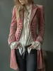 Moda Otoño e Invierno 2025 para Mujer Europea y Americana Aliexpress Abrigo de Terciopelo Empalmado de Color Sólido y Manga Larga Estilo Europeo y Americano Longitud Media