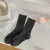 ¡Canele de Otoño Dulce Chica Retro! Demasiado de alta gama~ Calcetines Versátiles sin Hueso estilo Ins que Enderezan la Pierna de Media Pantorrilla