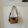 Bolso de hombro retro de diseño de nicho estilo coreano transfronterizo para mujer, bolso cruzado moderno y simple, bolso pequeño de gran capacidad para ir al trabajo