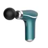 Novo modelo transfronteiriço mini pistola de massagem de liberação miofascial de bolso, relaxador muscular recarregável por USB, fácil de transportar, com 8 acessórios