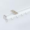 Riel Grueso Extra Riel Cuadrado de Aleación de Aluminio Espesorado Polea Doble Nano Silenciosa Simple Moderna Accesorios para Cortinas Barra Romana