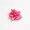 Chapéus de Adorno para Cabelo Acessórios de Vestuário Flores Costuradas à Mão em Múltiplos Ângulos Fita de Poliéster Flores Pequenas 9 Pontas Mais Strass Flores Pequenas Acessórios Decorativos