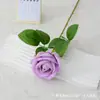 Simulación Rosa Sencilla de Franela Rosa Pared de Flores Cascada Decoración para el Hogar Boda Día de San Valentín Flor de Simulación Flor Falsa