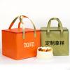 Bolsa Térmica Personalizada, Engrosada, Portátil, para Cangrejos Peludos Frescos y Vivos, Alimentos Refrigerados, Empaque para Catering, Bolsa de Regalo de Tela No Tejida, Papel de Aluminio