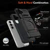 Capa de celular magnética com suporte de anel adequada para Samsung S24ULTRA capa resistente a quedas S24 cartão A15 carro A25