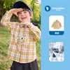 Ropa de Bebé, Camisas de Cuadros de Manga Larga para Niños, Tops para Niños y Niñas, Ropa Casual de Primavera y Otoño para Niños, Camisas para Niños