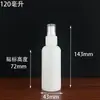 Frasco de Plástico Branco 10ml120ml500ml Borrifador Fino de Névoa HDPE Frasco Conveniente para Álcool Perfume