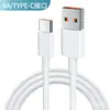 Atacado do fabricante cabo de dados de carregamento rápido 66W cabo de carregamento USB para Type-C 6A adequado para telefones Huawei, Android e Apple