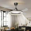 Nueva luz ventilador para la sala de estar, ventilador y luminaria integrados, lámpara de techo moderna minimalista de lujo ligero, luz de alta gama para dormitorio y comedor