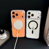 Adecuado para iPhone 17 Pro Max Transparente Magnético de Succión Apple 18 Funda para Teléfono Móvil 16 Pro Todo Incluido 14 Funda Protectora