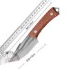 Cuchillo de picnic multifunción de acero inoxidable forjado, cuchillo para fruta, cortador de carne doméstico, cuchillo especial para deshuesar al aire libre y acampar.