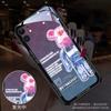 Oso de Flor Degradada Manzana 13 Funda para Teléfono Móvil Iphone12Pro Luz de Llamada Entrante 15 Celebridad de Internet 14Max Nuevo Modelo 16 Aplicable
