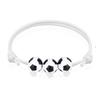 Pulseras Populares Tejidas de Béisbol Transfronterizas, Muñequeras Deportivas de Baloncesto, Fútbol, Rugby, En Stock con Grandes Cantidades y Precios Excelentes