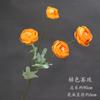 Flor de Simulação Laranja Layout de Cena de Casamento Arte Floral Luyin Arranjo de Flores para Casamento Decoração Tecido de Seda Flor Artificial Laranja Material de Flor