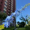 1m Pequeño Arreglo Floral de Decoración de Boda en Forma de Golondrina para Decoración del Hogar, Pared de Flores para Escenario, Material Floral para Salón de Bodas, Arreglo Floral de Línea Alta