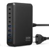 Carregador de Nitreto de Gálio 200W Transfronteiriço 20V5A Carregador de Mesa Universal para Celulares, Tablets e Laptops, Venda Direta do Fabricante