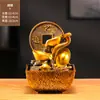 Ornamento de Fonte de Água Atrai-Fortuna Xintianquan com Água Circulante para Escritório, Sala de Estar, Mesa de Trabalho, Decoração de Recepção, Presente de Inauguração