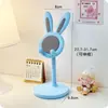 Suporte de Mesa para Celular de Coelho Fofo em Desenho Animado, Universal para Tablets, Altura Telescópica Ajustável, Suporte Preguiçoso para Estudantes