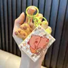 Chaveiro Máquina de Toupeira Pizza Máquina de Garra Brinquedo de Presente Pequeno Pingente para Mochila de Estudante Chaveiro de Carro