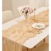 Caminho de Mesa Estilo Boêmio, Caminho de Mesa de Chiffon Franzido de Bali, Toalha de Mesa Trançada Estilo Europeu, Decoração para Festa de Casamento
