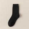 Meias Femininas Outono e Inverno Cor Sólida Algodão Meia-calça Meia de Toalha Absorvente de Suor Respirável Espessada Quente Feminina Meias Simples de Terry