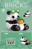 [Envío Gratis] Bloques de Construcción Panda Hua Hua Juguetes de Ensamblaje de Partículas Micro Ornamentos Educativos Regalos para Niños y Niñas