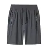 2026 Verão Finos Respiráveis Design com Zíper Esportivos Casuais Calças Tendência Soltos Elásticos Secagem Rápida Shorts Atacado