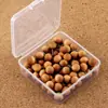 Alfinetes de pressão redondos cor de café em caixa para quadros de feltro, artesanato DIY para jardim de infância, alfinetes para pendurar joias e alfinetes de artesanato