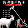 Gancho para Pegar Ovelhas, Ferramenta para Pegar Ovelhas, Pegador de Ovelhas de Barra de Aço, Dispositivo para Pegar Ovelhas, Gancho para Perna de Ovelha, Gancho para Casco, Ferramenta para Pegar Ovelhas para Uso Animal