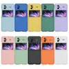 Para Capa de Celular Dobrável VIVO X FLIP PC Sensação de Pele Fosca Cobertura Total Dobradiça Resistente a Quedas Capa de Celular