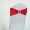 Correas de Hebilla de Diamante Gratis de Amazon Transfronterizas Funda Elástica para Silla de Hotel Boda Anillo de Correa de una Sola Capa Mariposa