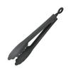 Pinzas para Alimentos de Nylon de 12 pulgadas, Pinzas para Barbacoa, Herramienta de Cocina Anti-Quemaduras de Acero Inoxidable Resistente a Altas Temperaturas, Pinzas para Alimentos de Repostería y Pan