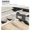 Elegante zapatero multicapa con panel lateral en forma de X, solución de almacenamiento angular que ahorra espacio para dormitorios y apartamentos de alquiler, zapatero simple para el hogar