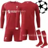 2526 Liverpool Uniforme de Fútbol de Manga Larga Liga de Campeones No. 9 Isaac 11 Salah Jersey Sobo Traje de Otoño e Invierno