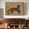 Pintura Decorativa para Parede de Fundo de Sala de Estar Estilo Vintage Francês Pintura de Parede para Hall de Entrada Personalizada com Toque de Luxo Pintura de Paisagem Curativa